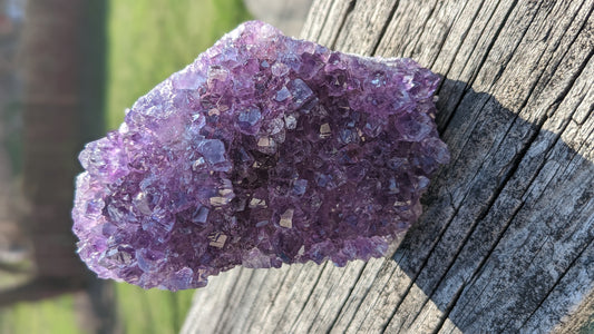 Druzy Amethyst Cutbase